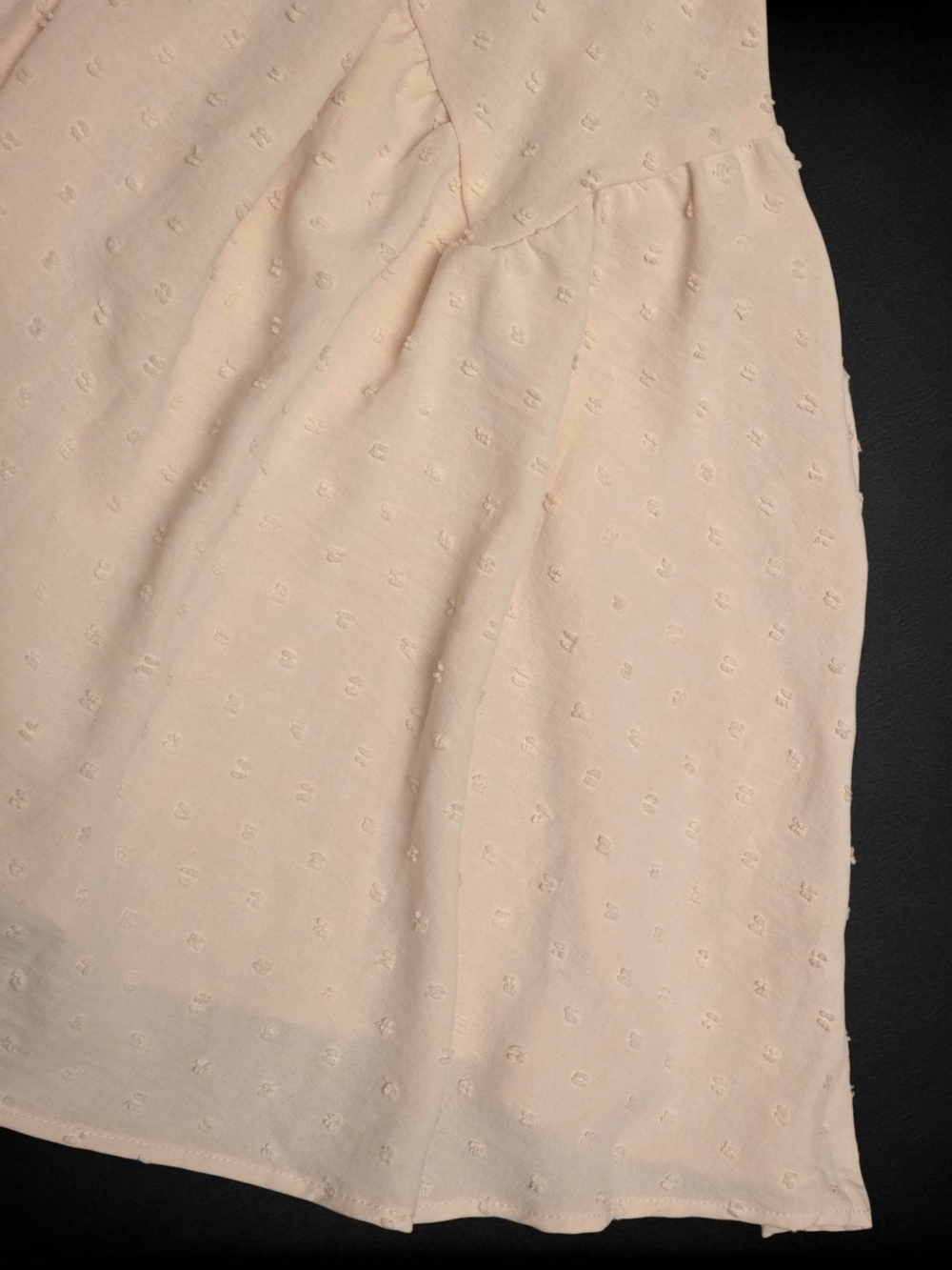 Source Unknown Off-Shoulder Ruffle Mini Dress in Cream - Picture 6 of 15